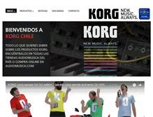 Tablet Screenshot of korgchile.cl